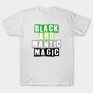 Black Aromantic Magic T-Shirt